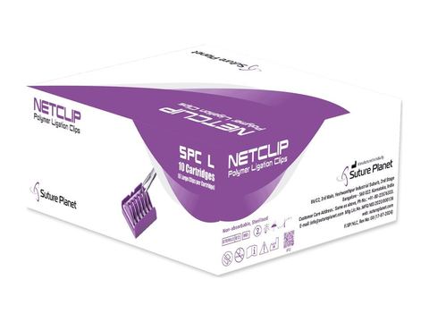 Netclip — Polymer Ligation Clips, Suture Planet